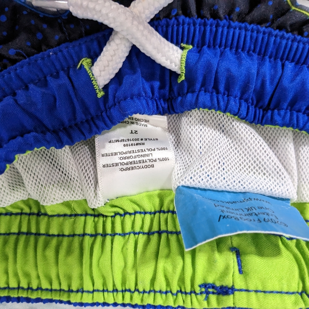 🥽 Set PJ Mask Swim Trunks & OP Rashguard Toddler 2T - Picture 4 of 5